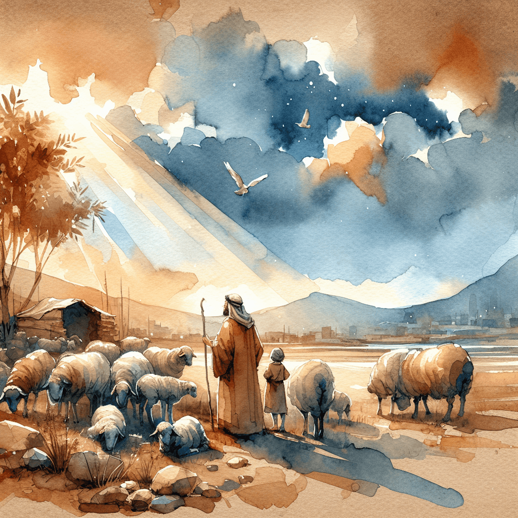 AI-generated illustration for "The Power of Humility - Story" — created by ChurchWiseAI using DALL-E