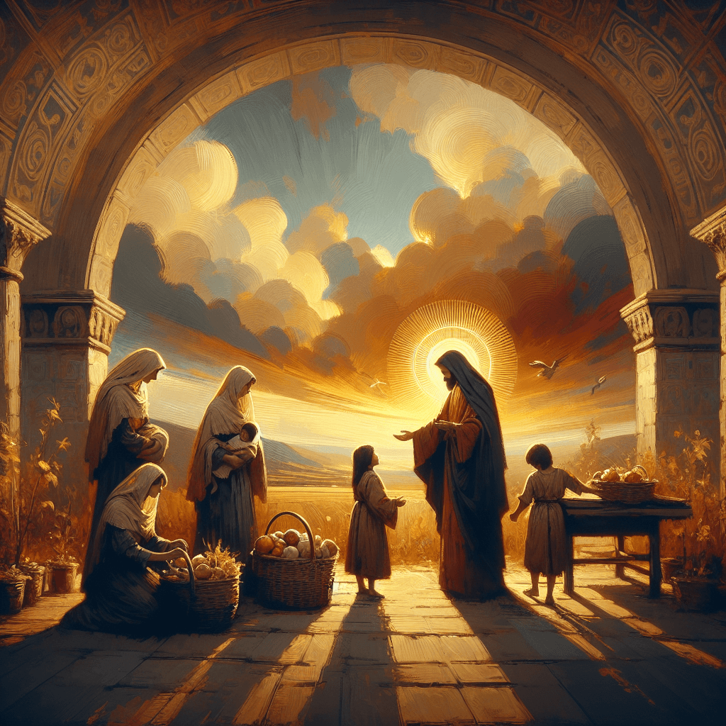 AI-generated illustration for "The Power of Peace - Contemporary Example" — created by ChurchWiseAI using DALL-E