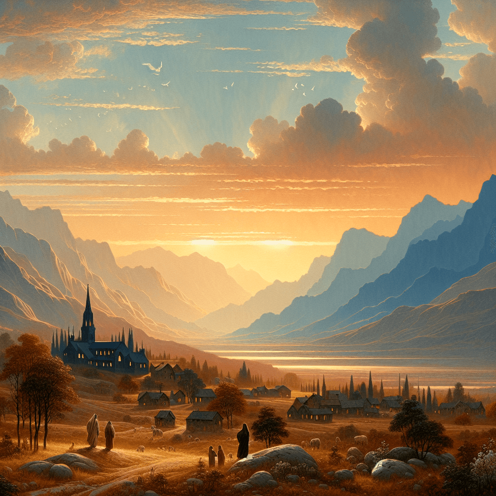 AI-generated illustration for "The Power of Peace - Story" — created by ChurchWiseAI using DALL-E