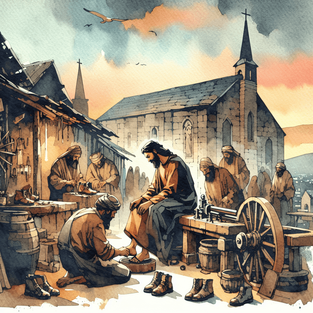 AI-generated illustration for "The Power of Redemption - Quote" — created by ChurchWiseAI using DALL-E