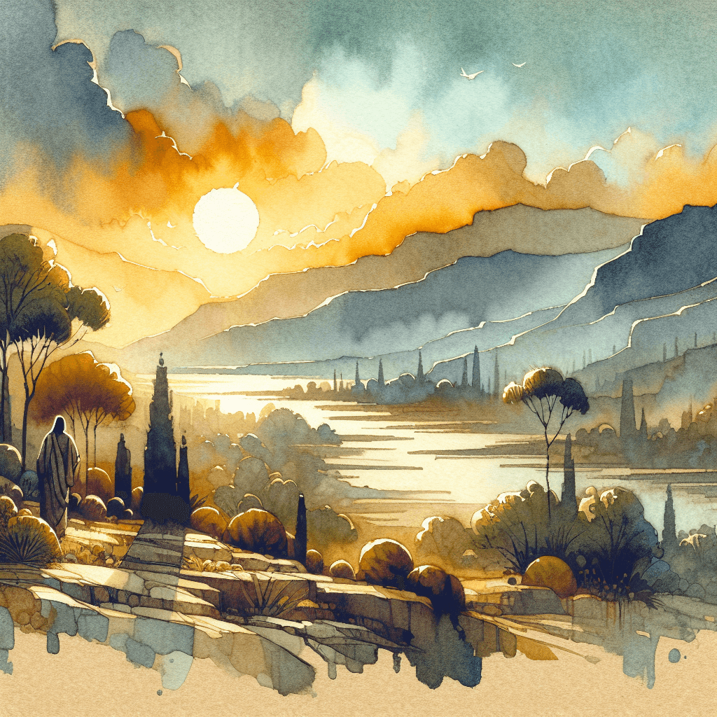 AI-generated illustration for "The Pursuit of Happyness: Walking and Not Fainting - Wesleyan (Isaiah 40:31)" — created by ChurchWiseAI using DALL-E