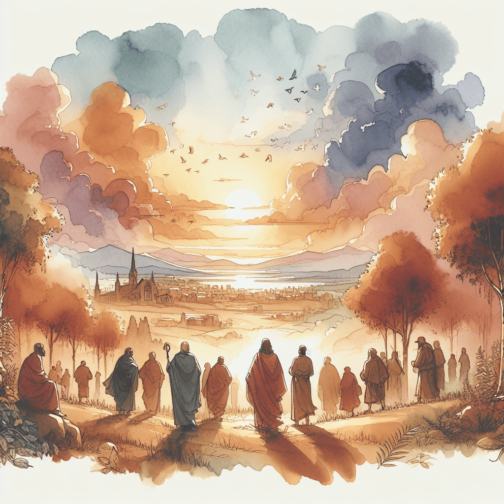 AI-generated illustration for "The Reconciliation and Forgiveness Challenge - Quote" — created by ChurchWiseAI using DALL-E