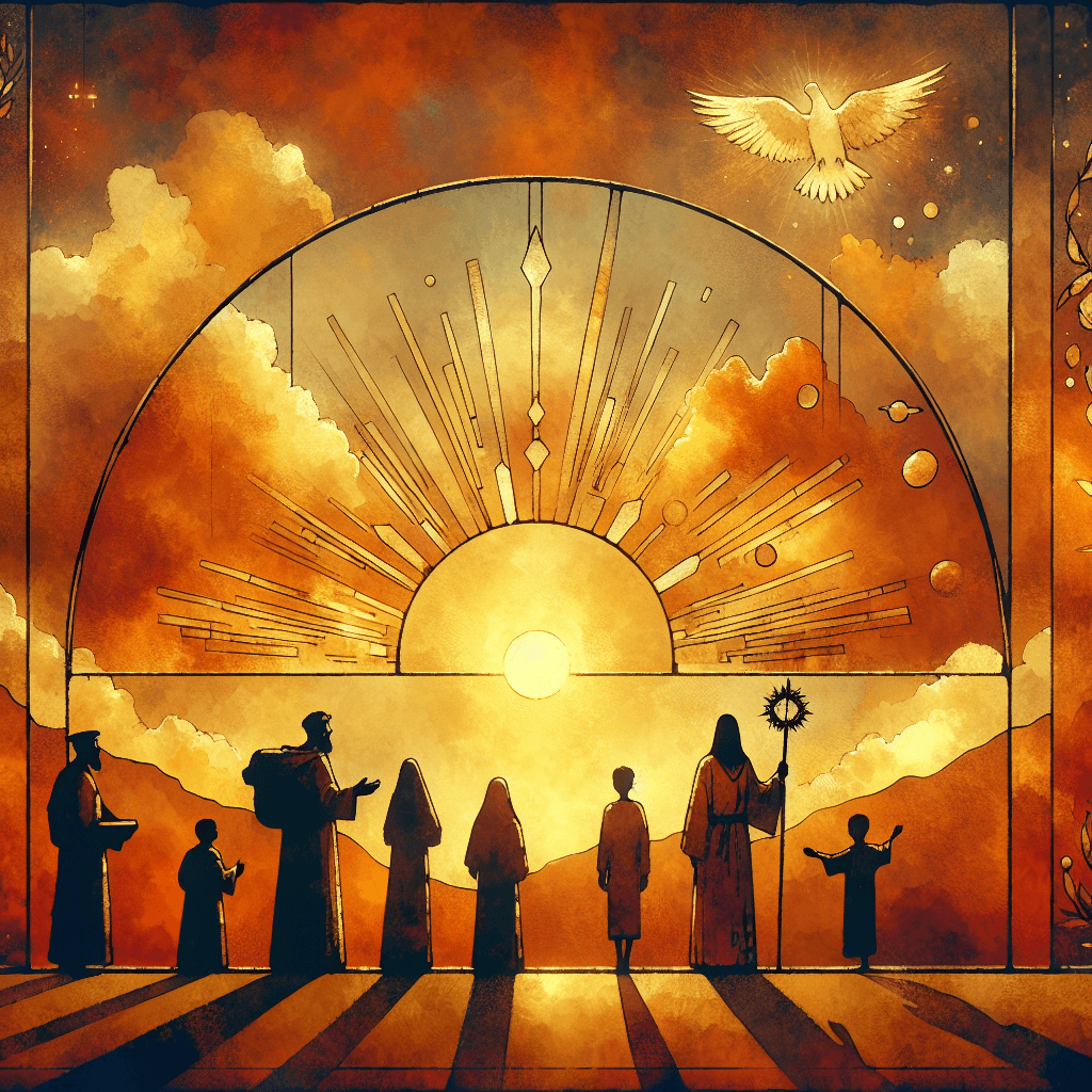 AI-generated illustration for "The Shawshank Redemption: New Mercies Every Morning - Traditional (Lamentations 3:22-23)" — created by ChurchWiseAI using DALL-E