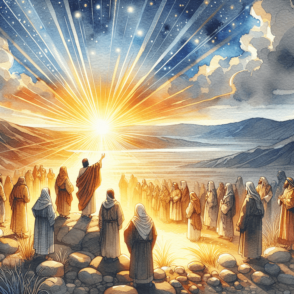 AI-generated illustration for "The Shining: A Light the Darkness Cannot Overcome (Matthew 5:14-16)" — created by ChurchWiseAI using DALL-E