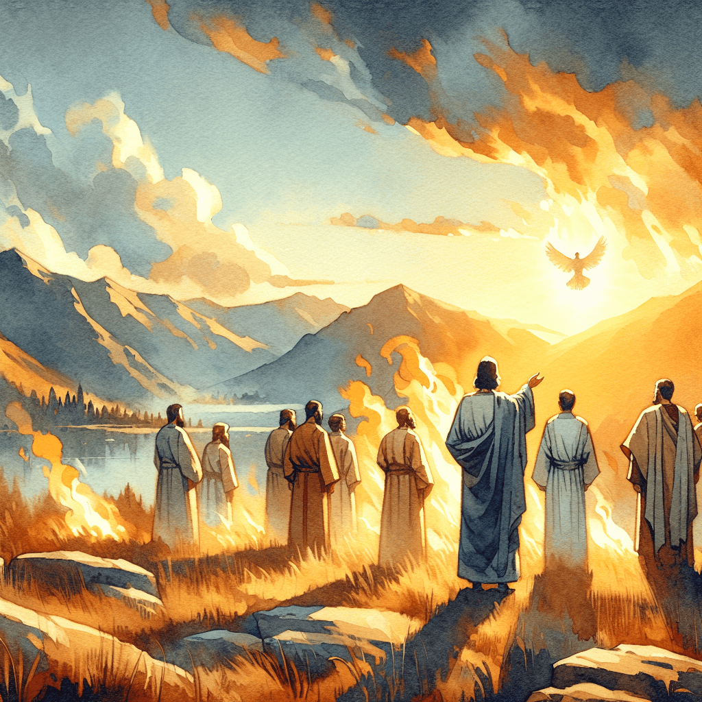 AI-generated illustration for "The Spiritual Father's Guidance - Orthodox (Proverbs 3:5-6)" — created by ChurchWiseAI using DALL-E