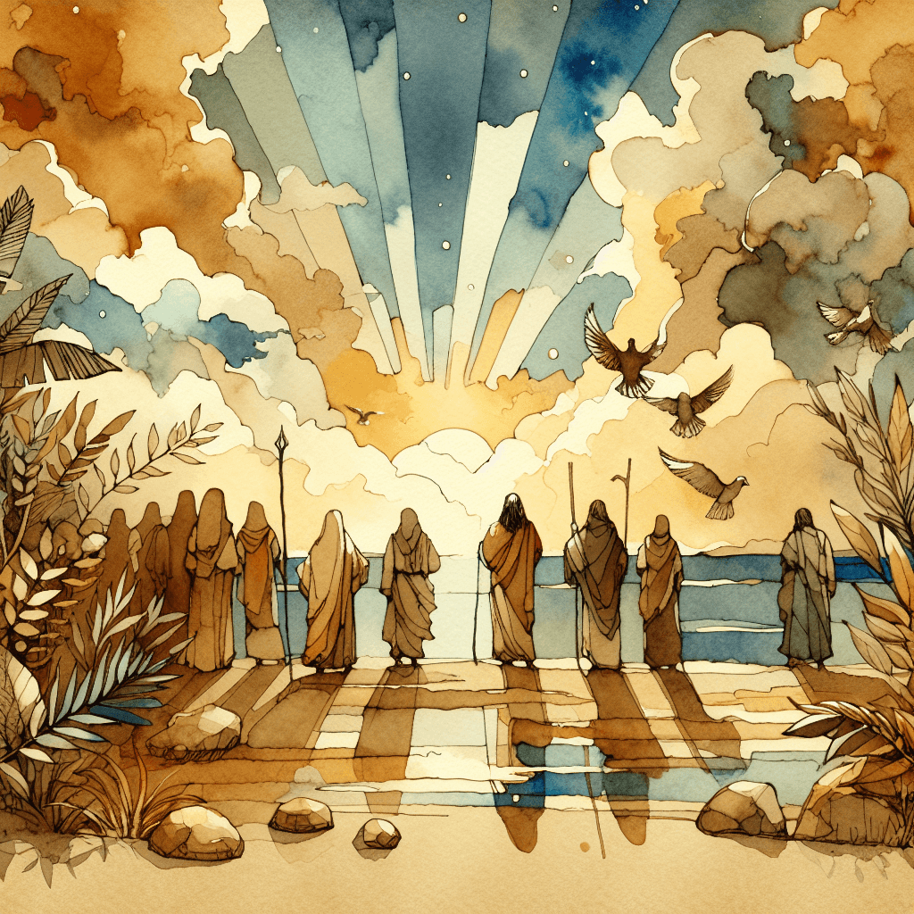 AI-generated illustration for "The Youth Culture & Faith Challenge - Biblical Analogy" — created by ChurchWiseAI using DALL-E