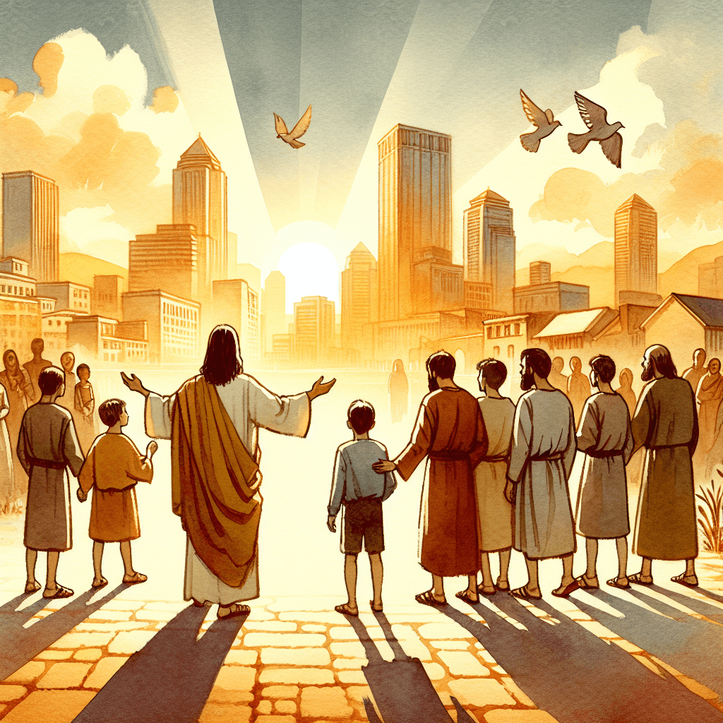 AI-generated illustration for "The Youth Culture & Faith Challenge - Contemporary Example" — created by ChurchWiseAI using DALL-E