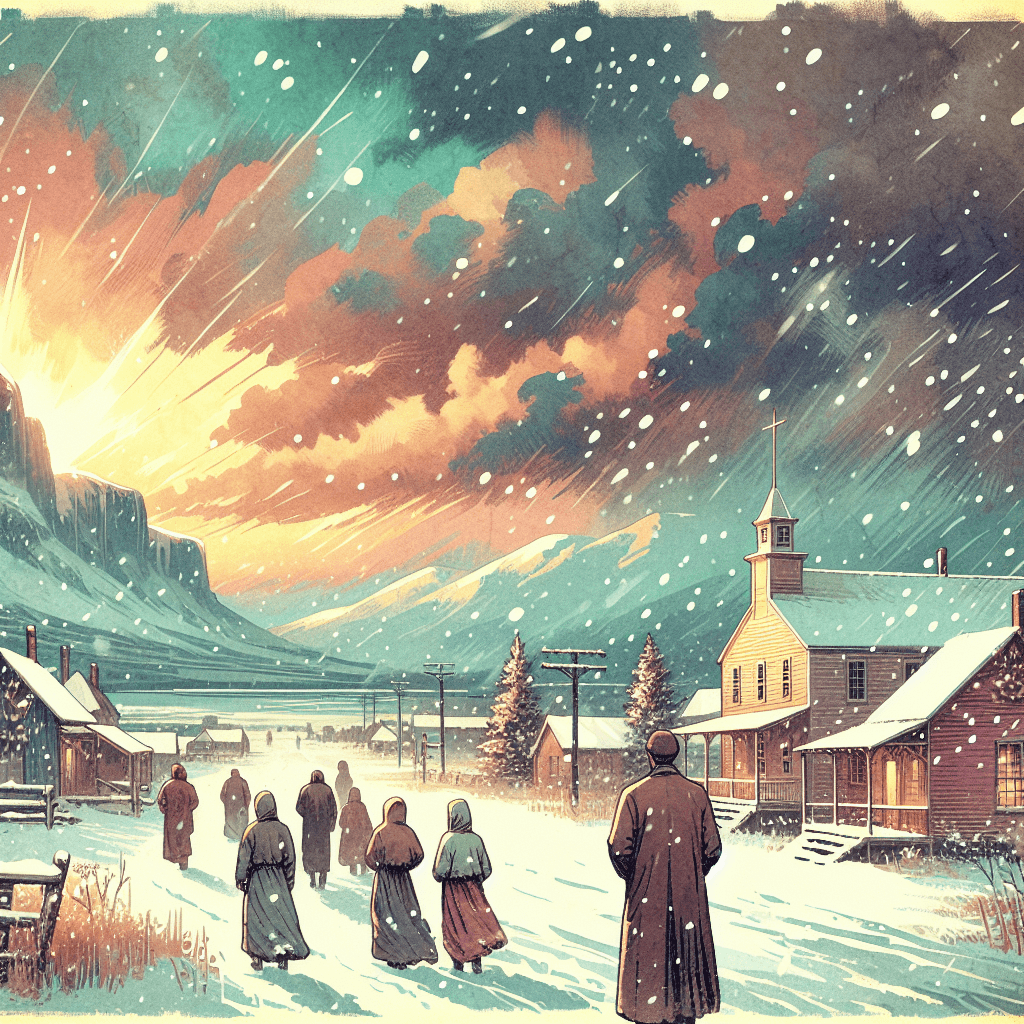 AI-generated illustration for "When Compassion - Story" — created by ChurchWiseAI using DALL-E