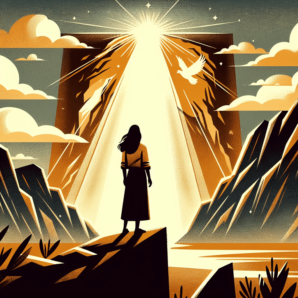 AI-generated illustration for "When Courage - Contemporary Example" — created by ChurchWiseAI using DALL-E