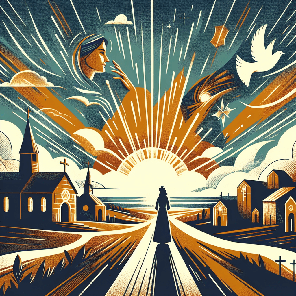 AI-generated illustration for "When Courage - Contemporary Example" — created by ChurchWiseAI using DALL-E