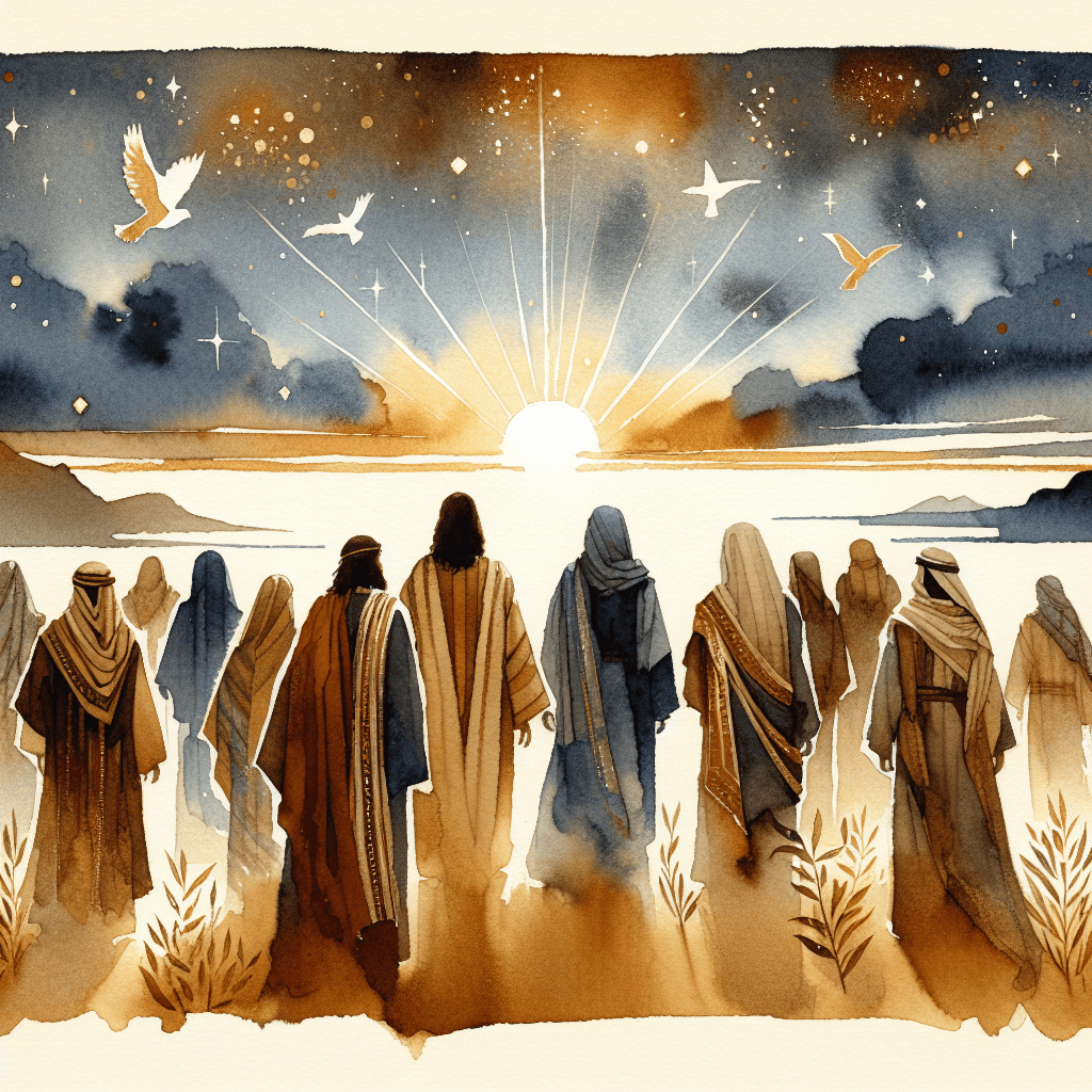 AI-generated illustration for "When Faith - Biblical Analogy" — created by ChurchWiseAI using DALL-E