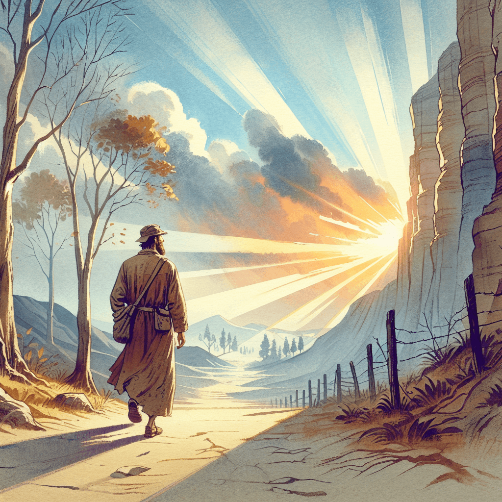 AI-generated illustration for "When Gentleness - Biblical Analogy" — created by ChurchWiseAI using DALL-E