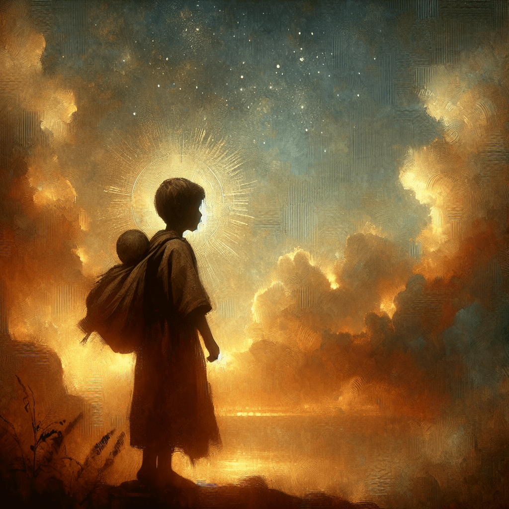 AI-generated illustration for "When Gentleness - Quote" — created by ChurchWiseAI using DALL-E