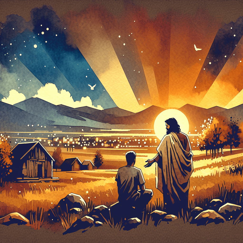 AI-generated illustration for "When Goodness - Story" — created by ChurchWiseAI using DALL-E