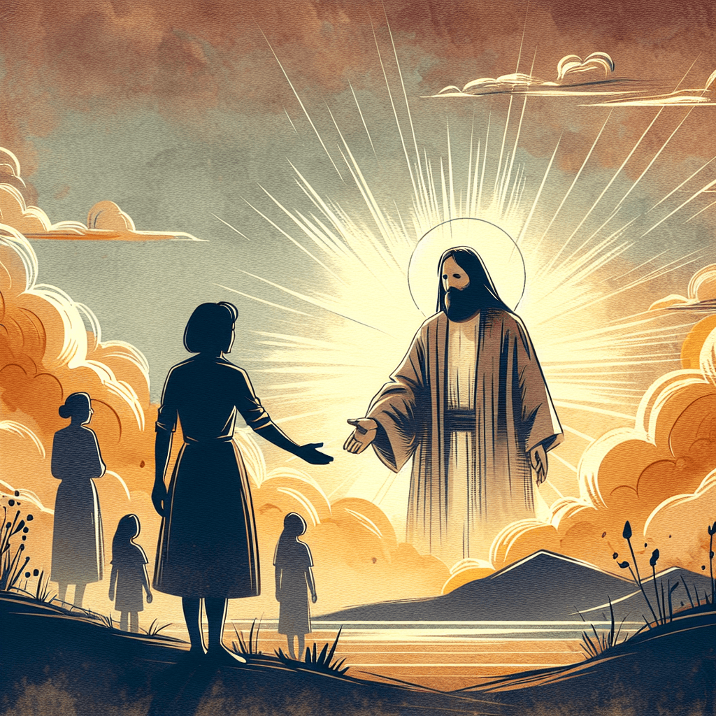 AI-generated illustration for "When Kindness - Contemporary Example" — created by ChurchWiseAI using DALL-E