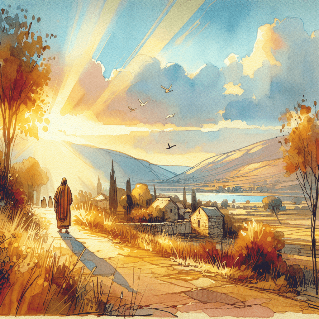 AI-generated illustration for "When Kindness - Story" — created by ChurchWiseAI using DALL-E