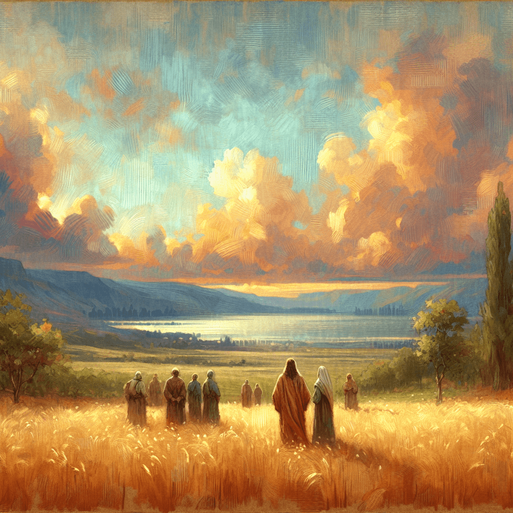 AI-generated illustration for "When Love - Quote" — created by ChurchWiseAI using DALL-E