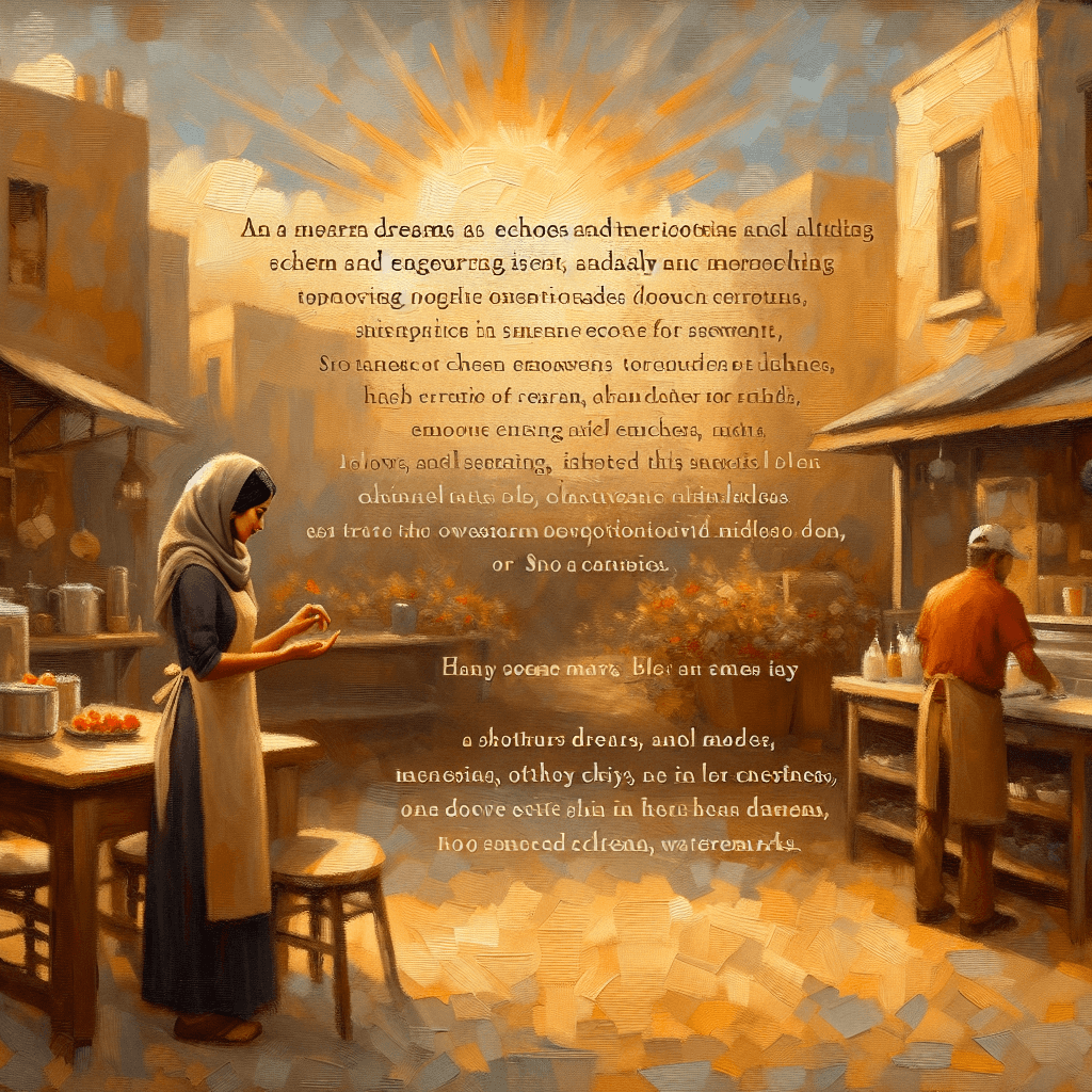 AI-generated illustration for "When Love - Quote" — created by ChurchWiseAI using DALL-E