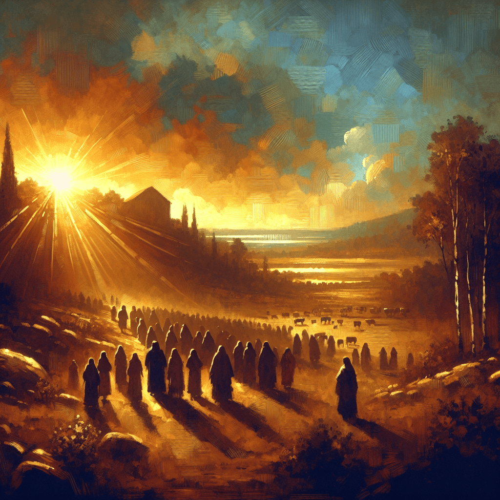 AI-generated illustration for "When Love - Story" — created by ChurchWiseAI using DALL-E