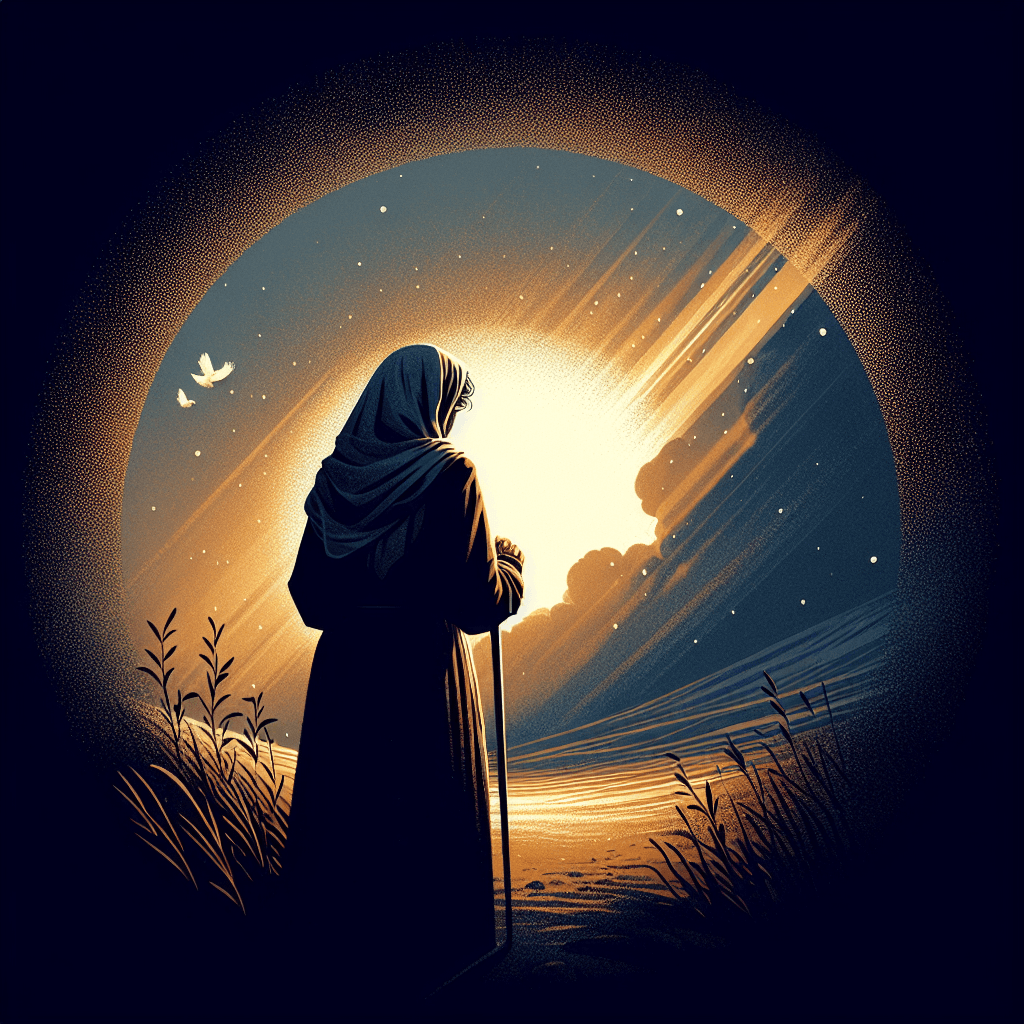 AI-generated illustration for "When Peace - Story" — created by ChurchWiseAI using DALL-E