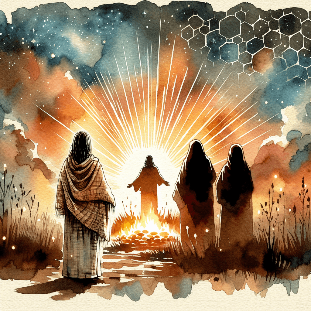 AI-generated illustration for "When Redemption - Contemporary Example" — created by ChurchWiseAI using DALL-E