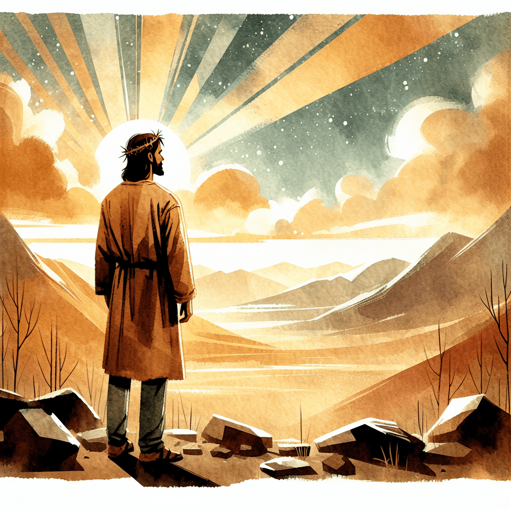 AI-generated illustration for "When Redemption - Contemporary Example" — created by ChurchWiseAI using DALL-E