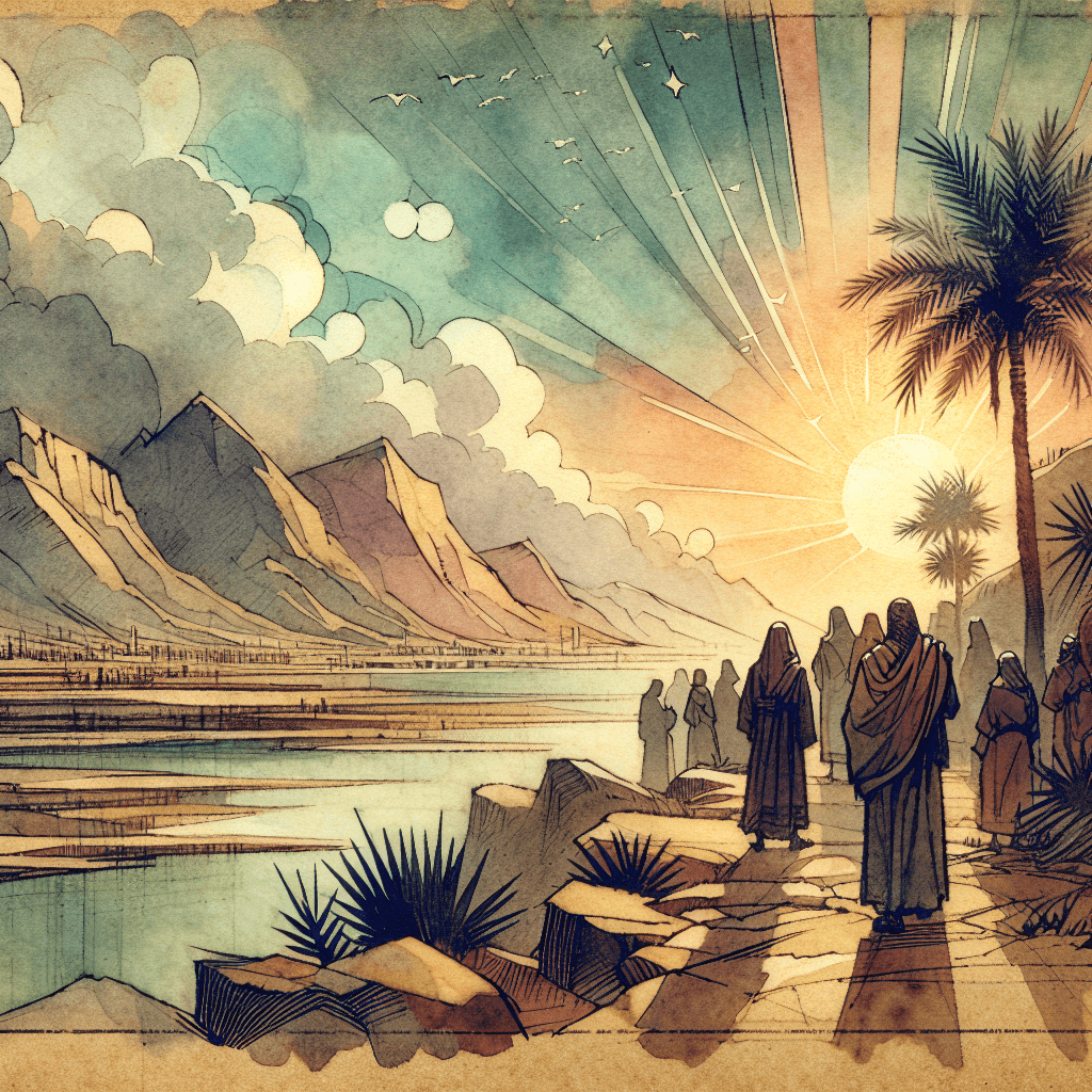 AI-generated illustration for "When Righteousness - Story" — created by ChurchWiseAI using DALL-E