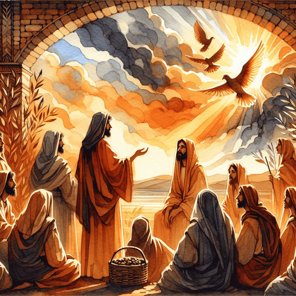 AI-generated illustration for "When Salvation - Story" — created by ChurchWiseAI using DALL-E