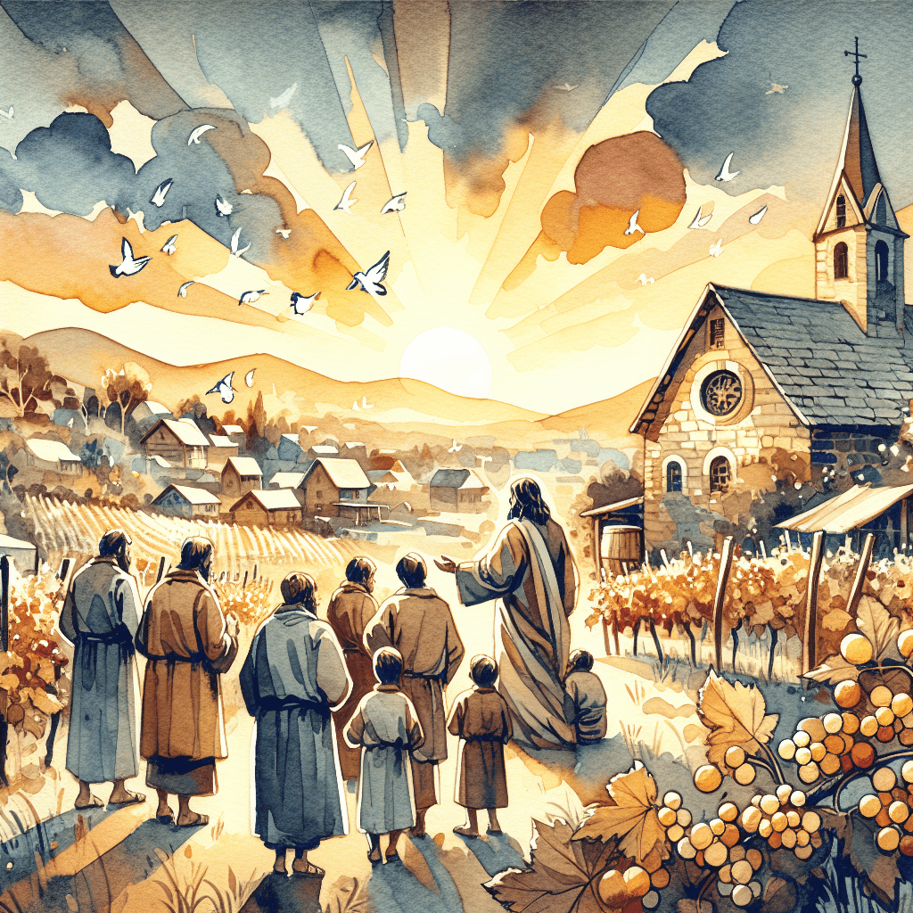 AI-generated illustration for "When Self-control - Quote" — created by ChurchWiseAI using DALL-E