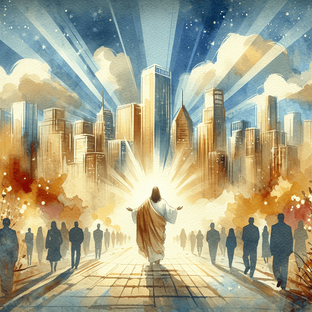 AI-generated illustration for "When Social Justice & Christianity Meets Faith" — created by ChurchWiseAI using DALL-E
